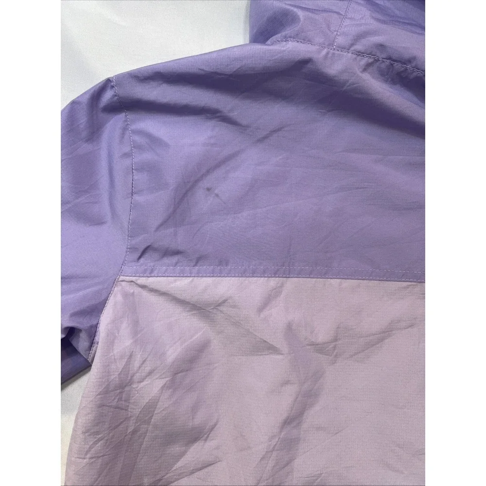 Eddie Bauer‎ S 7/8Girls Kids 3-in-1 Jacket Light Weight Windbreaker Rain Plum499